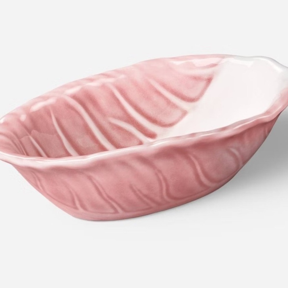 Stoneware Radicchio Dip Bowl Pink - Threshold